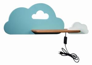 Kinkiet CLOUD niebieski LED 1x5W 250lm wym:18,5x53x12cm IP20 Candellux