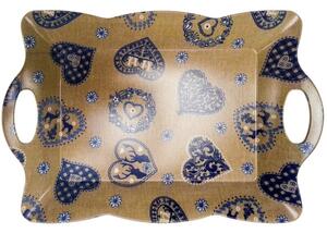 Taca VIVENZI Blue Heart (45 x 31 cm)