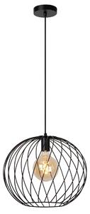 DANZA lampa wisząca fi 40cm czarna loft 1xE27