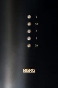 Okap BERG Floyd Premium Gold Czarny 400m3/h 62dB klasa B