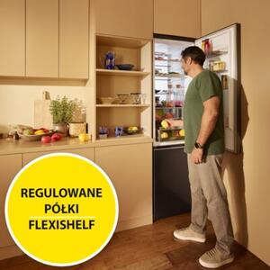 Lodówka AMICA FK3706D.5DFZXC (C) No Frost 200cm Ciemny inox