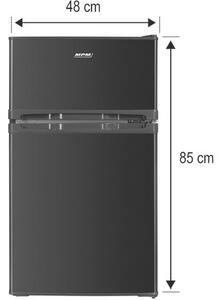 Lodówka MPM 87-CZ-15/E 85cm Czarna
