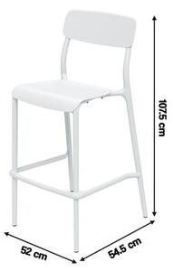Krzesło ogrodowe FERNE Rimo FRIK5511-S449 Biały