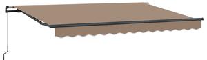Markiza wysuwana Ciemnoszary 300 x 250 cm Poliester i aluminium