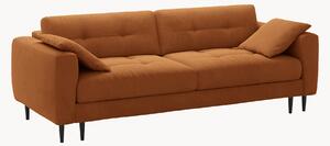 Sofa rozkładana z weluru z miejscem do przechowywania Lazio (3-osobowa), S 242 cm