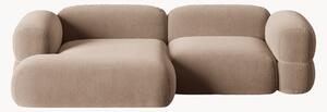 Narożna sofa modułowa z aksamitu Roger (3-osobowa)
