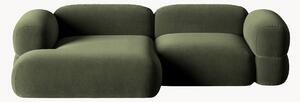Narożna sofa modułowa z aksamitu Roger (3-osobowa)
