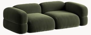 Sofa modułowa z aksamitu Roger (3-osobowa), S 250 cm