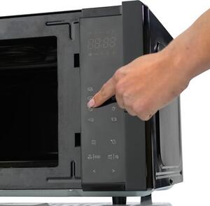 Kuchenka mikrofalowa HISENSE H25MOBS4HGI 900W średnica 28.5 cm pojemność 25L Technologia Inverter Rozmrażanie Czarny