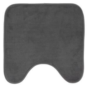 Antracytowy dywanik łazienkowy do WC 45x45 cm Vitamine – douceur d'intérieur