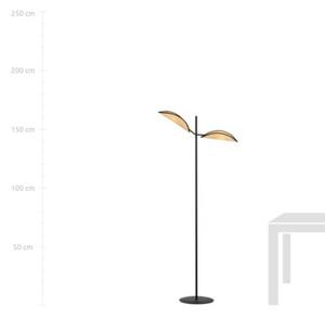 Lampa stojąca podłogowa Emibig 2xE14 40W VENE LP2 BLACK/RATTAN 1160/LP2