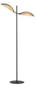 Lampa stojąca podłogowa Emibig 2xE14 40W VENE LP2 BLACK/RATTAN 1160/LP2