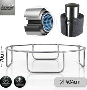 Trampolina ogrodowa 404cm 13ft drabinka siatka wew. Neo-Sport