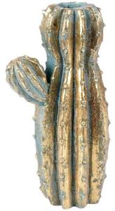 Wazon na kwiaty złoty kaktus 41,5 cm