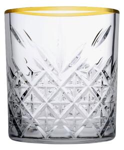 Komplet szklanek niskich PASABAHCE Timeless Gold 420ml
