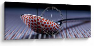 Obraz odbicia (z zegarem) (90x30 cm)
