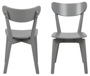 Krzesło do jadalni Roxby, krzesło retro, krzesło kuchenne, szare krzesło