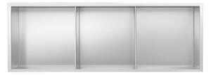 Półka łazienkowa wnękowa HYDROSAN TRES-CH-90X30X10 Chrom szczotkowany 30x90x10 cm