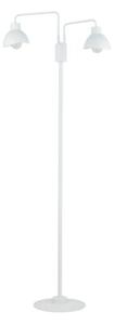 Lampa podłogowa nowoczesna dekoracyjna biała podwójna 2xE27 15W Holi Sigma Lighting