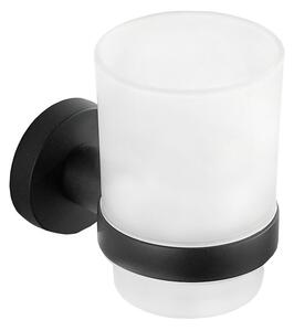 Mexen Remo kubek na szczoteczki, czarny - 7050738-70