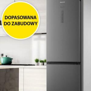 Lodówka HISENSE RB3K330SEIE No Frost 185.6 cm Stal nierdzewna