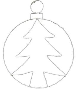 Dekoracja świetlna na okno CHRISTMAS DECORATION Choinka 250 LED 48.5 cm