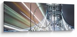 Obraz Tower Bridge (z zegarem) (90x30 cm)