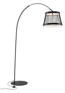 Lampa stojąca podłogowa nowoczesna czarna łuk LED 20W BALU Zuma Line