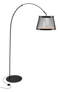 Lampa stojąca podłogowa nowoczesna czarna łuk LED 20W BALU Zuma Line