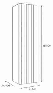 Słupek łazienkowy TIGO 1D Kaszmir 29,5x31x135 cm 1 szt