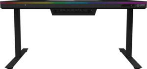 Biurko gamingowe LORGAR Desk Elite 90 Series Glass Czarny