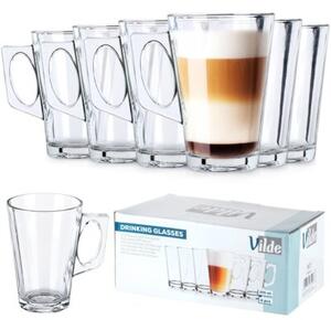 Szklanki do kawy latte 255 ml 6 szt