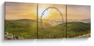 Obraz panoramiczny (z zegarem) (90x30 cm)