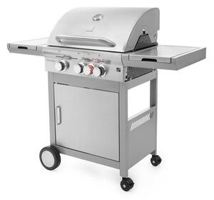 Grill gazowy CALIFORNIA BBQ, 4 palniki, z reduktorem, srebrny Penta CZ
