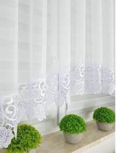 Firana z gipiurÄ 400 x 160 gipiura w kwiaty