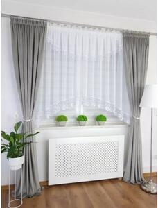 Firana z gipiurÄ 400 x 160 gipiura w kwiaty