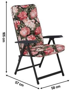 Fotel ogrodowy PATIO Lena Black Edition A101-23PB