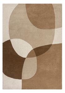 Brązowo-beżowy wełniany dywan 160x230 cm Glow – Flair Rugs