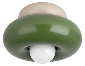 EGLO Lampa sufitowa Torchiarolo, możliwość ściemniania, zielony, salon / jadalnia, metal, nowoczesny