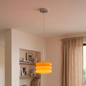 EGLO Lampa wisząca Tortora, możliwość ściemniania, żółty / pomarańczowy, salon / jadalnia, szkło, młodzieżowy