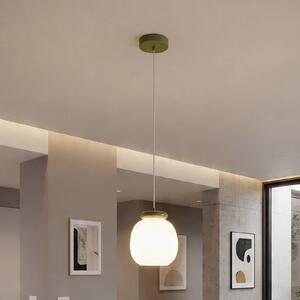EGLO Lampa wisząca Berardelli, możliwość ściemniania, biały / opal, salon / jadalnia, szkło, nowoczesny