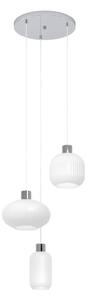 EGLO Lampa wisząca Dasmina, możliwość ściemniania, biały / opal, salon / jadalnia, szkło, młodzieżowy