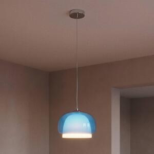 EGLO Lampa wisząca Belomontejo, możliwość ściemniania, niebieski, salon / jadalnia, szkło, młodzieżowy