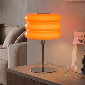 EGLO Lampa stołowa Tortora, żółty / pomarańczowy, salon / jadalnia, szkło, młodzieżowy