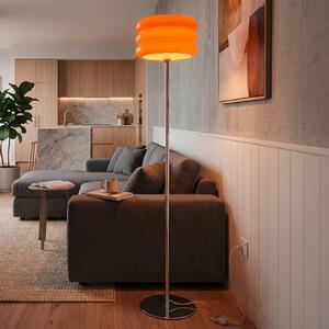 EGLO Lampa stojąca Tortora, żółty / pomarańczowy, salon / jadalnia, szkło, młodzieżowy
