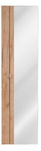 Szafka łazienkowa CAPRI 803 45 cm dąb z lustrem