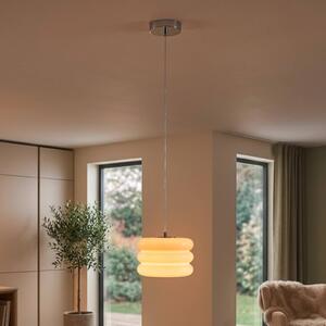 EGLO Lampa wisząca Tortora, możliwość ściemniania, biały / opal, salon / jadalnia, szkło, młodzieżowy