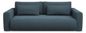Niebieska rozkładana/ze schowkiem sofa 238 cm Kapua – Makamii