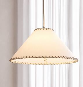 Lampa wisząca Whitt NOLA, możliwość ściemniania, kremowy / amber, salon / jadalnia, papier / lunolit / lunopal, skandynawski