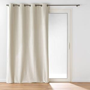Beżowa aksamitna zasłona 140x260 cm Olympe – douceur d'intérieur